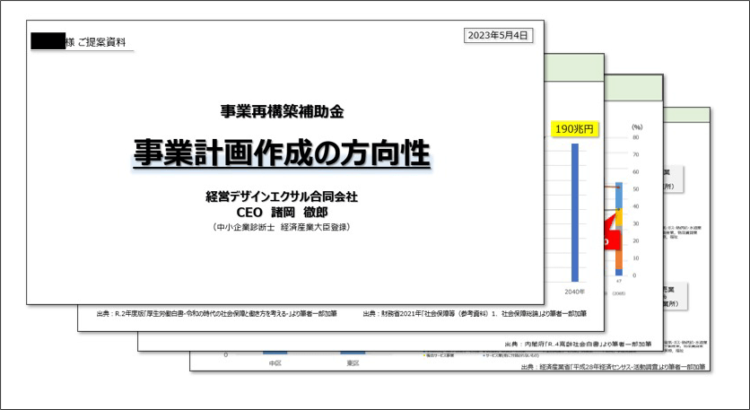 事業計画書の参考資料